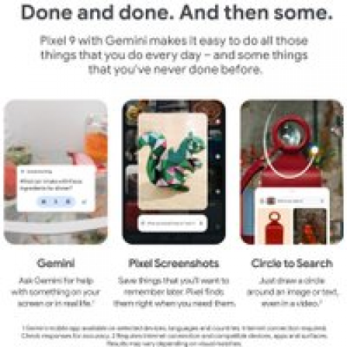 Телефон Google Pixel 9 12GB/128GB (обсидиан)