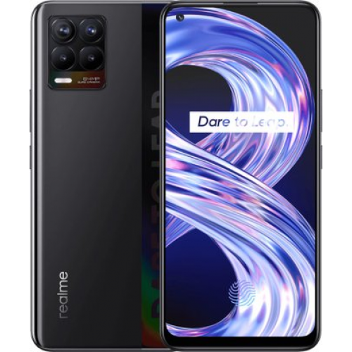 Телефон Realme 8 6GB/128GB (кибер черный)
