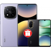Телефон Xiaomi Redmi Note 14 Pro+ 5G 12GB/512GB международная версия (фиолетовый) + Xiaomi Redmi A5 3GB/64GB (полуночный черный) по акции