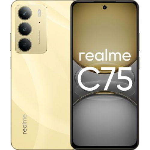 Телефон Realme C75 RMX3941 8GB/256GB (золотистый)
