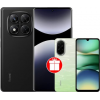 Телефон Xiaomi Redmi Note 14 Pro 8GB/256GB международная версия (черный) + Xiaomi Redmi A5 3GB/64GB (зеленое озеро) по акции