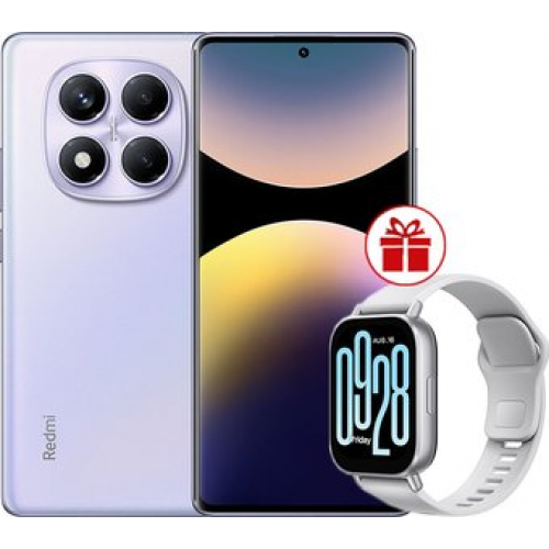 Телефон Xiaomi Redmi Note 14 Pro 8GB/256GB международная версия (фиолетовый) + умные часы Xiaomi Redmi Watch 5 Active (серебристый) по акции