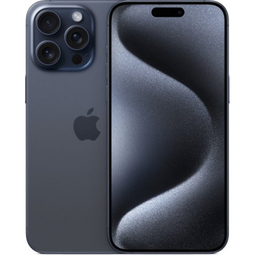 Телефон Apple iPhone 15 Pro Max 1TB (синий титан)
