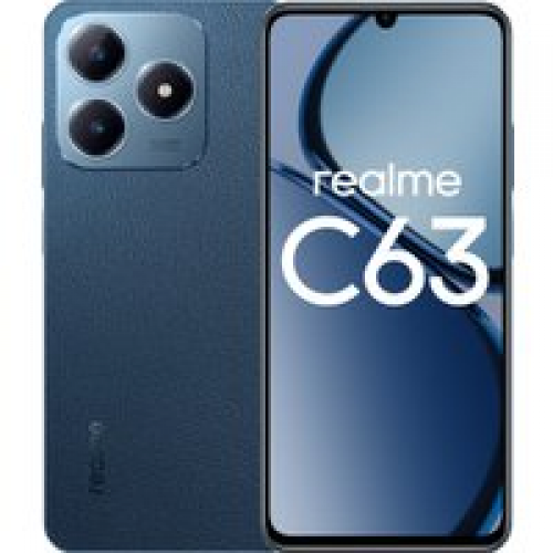 Телефон Realme C63 RMX3939 8GB/128GB международная версия (кожаный синий)