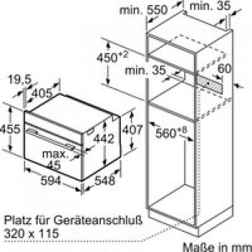 Электрический духовой шкаф Bosch Serie 8 CBG7741B1