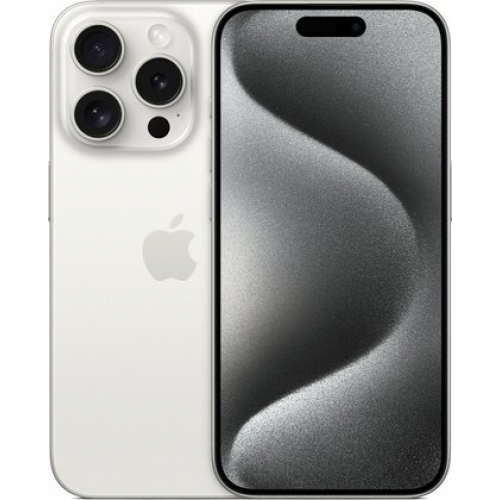 Телефон Apple iPhone 15 Pro Dual SIM 512GB (белый титан)