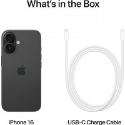 Телефон Apple iPhone 16 Dual SIM 512GB (черный)